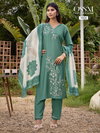 Noor By Ossm Viscos Vetican Silk Kurti With Bottom Dupatta Wholesale Shop In Surat
